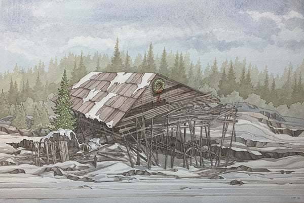 "Christmas Eaves", Little Burnt Bay, Newfoundland