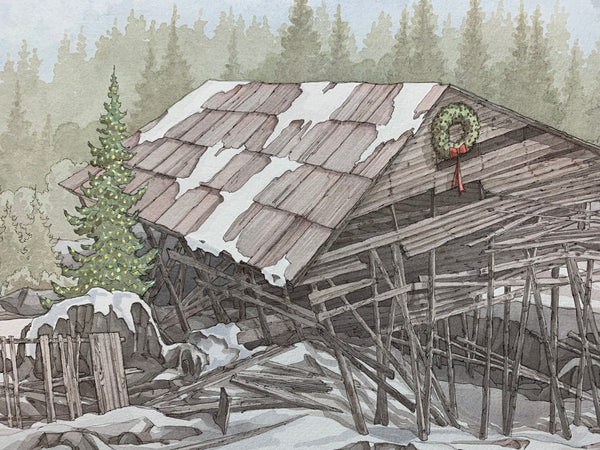 "Christmas Eaves", Little Burnt Bay, Newfoundland